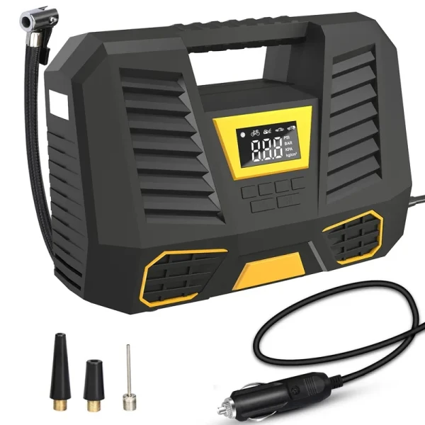 Τρόμπα Αυτοκινήτου 150PSI με Καλώδιο Αναπτήρα 12V C1808-2 Μαύρο