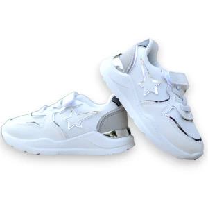 ΠΑΙΔΙΚΟ ΠΑΠΟΥΤΣΙ SNEAKERS ΓΙΑ ΚΟΡΙΤΣΙ MOHICANS CB-228 ΛΕΥΚΟ