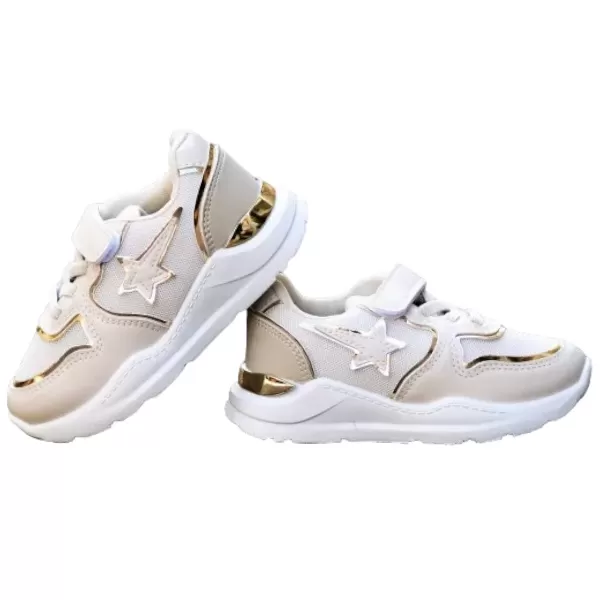 ΠΑΙΔΙΚΟ ΠΑΠΟΥΤΣΙ SNEAKERS ΓΙΑ ΚΟΡΙΤΣΙ MOHICANS CB-228 ΜΠΕΖ