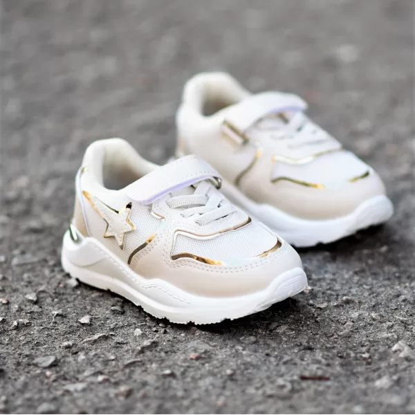ΠΑΙΔΙΚΟ ΠΑΠΟΥΤΣΙ SNEAKERS ΓΙΑ ΚΟΡΙΤΣΙ MOHICANS CB-228 ΜΠΕΖ