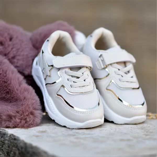 ΠΑΙΔΙΚΟ ΠΑΠΟΥΤΣΙ SNEAKERS ΓΙΑ ΚΟΡΙΤΣΙ MOHICANS CB-228 ΜΠΕΖ