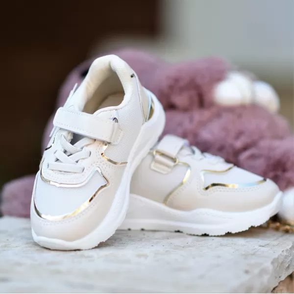 ΠΑΙΔΙΚΟ ΠΑΠΟΥΤΣΙ SNEAKERS ΓΙΑ ΚΟΡΙΤΣΙ MOHICANS CB-228 ΜΠΕΖ