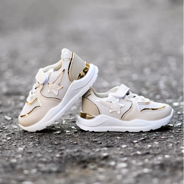 ΠΑΙΔΙΚΟ ΠΑΠΟΥΤΣΙ SNEAKERS ΓΙΑ ΚΟΡΙΤΣΙ MOHICANS CB-228 ΜΠΕΖ