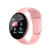 D18 Smartwatch με Παλμογράφο Ροζ