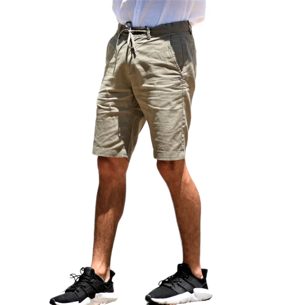  ΒΕΡΜΟΥΔΑ CHINOS ΛΙΝΗ MOHICANS DJ-901 ΓΚΡΙ