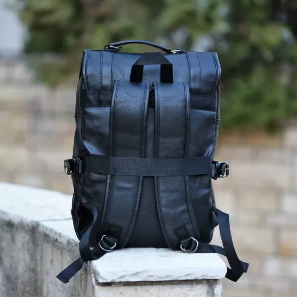 ΤΣΑΝΤΑ ΠΛΑΤΗΣ ΔΕΡΜΑΤΙΝΗ MOHICANS DR-2193 MAYRO