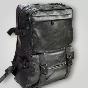ΤΣΑΝΤΑ ΠΛΑΤΗΣ ΔΕΡΜΑΤΙΝΗ MOHICANS DR-2194 ΜΑΥΡΟ