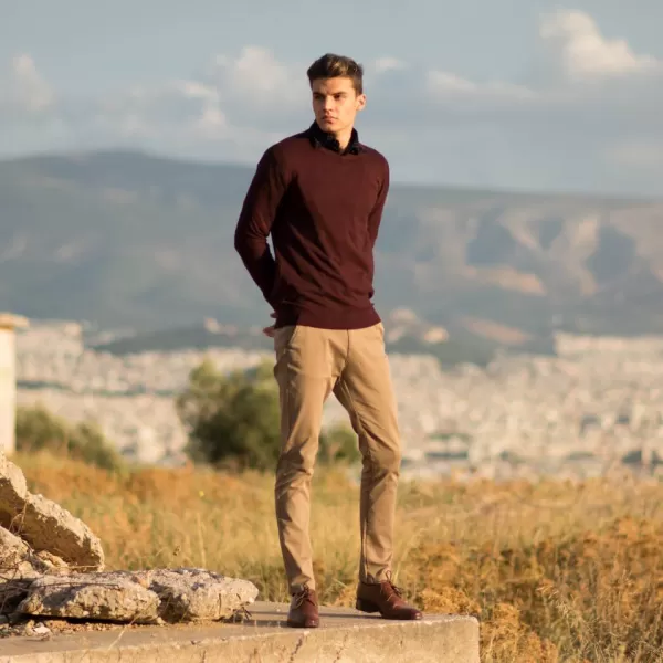 ΑΝΔΡΙΚΟ ΠΑΝΤΕΛΟΝΙ CHINOS MOHICANS NFS801 ΜΠΕΖ