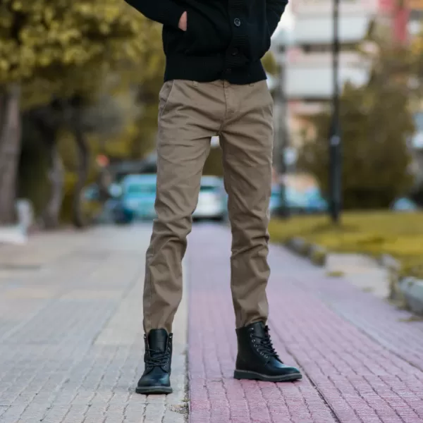 ΑΝΔΡΙΚΟ ΠΑΝΤΕΛΟΝΙ CHINOS MOHICANS DS128-7 ΜΠΕΖ