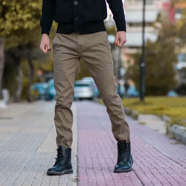 ΑΝΔΡΙΚΟ ΠΑΝΤΕΛΟΝΙ CHINOS MOHICANS DS128-7 ΜΠΕΖ