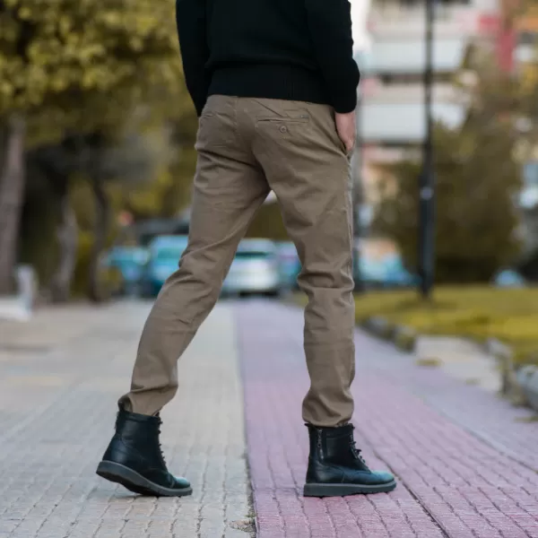 ΑΝΔΡΙΚΟ ΠΑΝΤΕΛΟΝΙ CHINOS MOHICANS DS128-7 ΜΠΕΖ