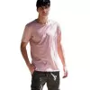 ΑΝΔΡΙΚΗ ΜΠΛΟΥΖΑ T-SHIRT ΛΑΙΜΟΣ ΜΟΝΟΧΡΩΜΗ MOHICANS FT-600.PINK 