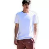 ΑΝΔΡΙΚΗ ΜΠΛΟΥΖΑ T-SHIRT ΛΑΙΜΟΣ ΜΟΝΟΧΡΩΜΗ MOHICANS FT-600.WHITE 
