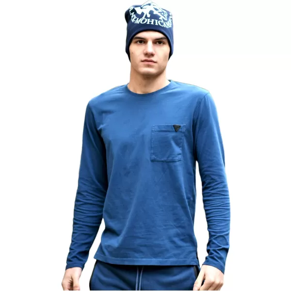 ΑΝΔΡΙΚΗ ΜΠΛΟΥΖΑ T-SHIRT MOHICANS FT1025 INDIGO