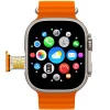 HK Ultra One Smartwatch 4G+5G Πλήρης Κάρτα Δικτύου 2.02 AMOLED Screen Multiple Positioning Ditinerations Πορτοκαλί
