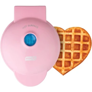 Βαφλιέρα σε Σχήμα Καρδούλα Love 350W Jamaky HYH-133 Ροζ