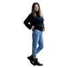 ΠΑΝΤΕΛΟΝΙ ΤΖΙΝ ΨΗΛΟΜΕΣΟ MOM FIT MOHICANS ITA1078 ΜΠΛΕ