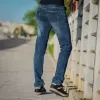 JDS311.BLUE ΑΝΔΡΙΚΟ ΠΑΝΤΕΛΟΝΙ JEANS ΜΕ ΣΚΙΣΙΜΑΤΑ