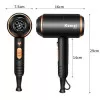 KEMEI IONIC ΕΠΑΓΓΕΛΑΤΙΚΟ ΠΙΣΤΟΛΑΚΙ ΜΑΛΛΙΩΝ ΜΕ ΦΥΣΟΥΝΑ 3 ΣΕ 1 KM-8896 ΜΑΥΡΟ