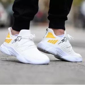 ΑΝΔΡΙΚΟ ΠΑΠΟΥΤΣΙ SNEAKERS MOHICANS M17 WHITE-YELLOW 