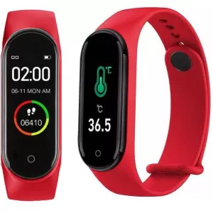 OEM SMART BRACELET M4 BLUETOOTH M4.ΚΟΚΚΙΝΟ