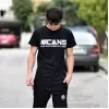 ΑΝΔΡΙΚΗ ΜΠΛΟΥΖΑ T-SHIRT ΛΑΙΜΟΣ ΛΟΓΟΤΥΠΟ MOHICANS MCNS08.ΜΑΥΡΟ
