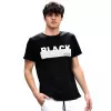 T-SHIRT ΛΟΓΟΤΥΠΟ BLACK MOHICANS MCNS10.ΜΑΥΡΟ