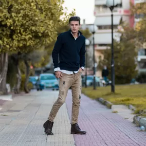 ΑΝΔΡΙΚΟ ΠΑΝΤΕΛΟΝΙ SLIM FIT ΕΛΑΣΤΙΚΟ JEANS MOHICANS P634562 ΜΠΕΖ