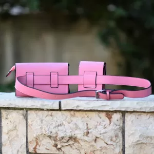 ΓΥΝΑΙΚΕΙΟ BUM BAG ΤΣΑΝΤΑΚΙ ΔΕΡΜΑΤΙΝΗ MOHICANS PH2062.ΡΟΖ