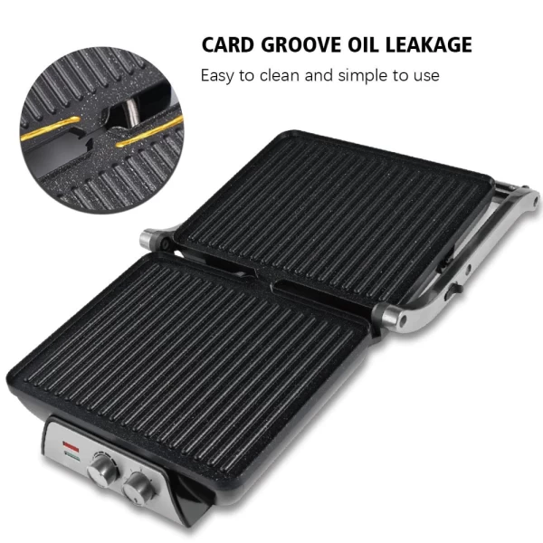 Raf Τοστιέρα – grill 2000W  R.2684 Inox