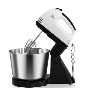 RAF Μίξερ Χειρός με κάδο 2λ 7 ταχυτήτων 250W R.6637W Μαύρο