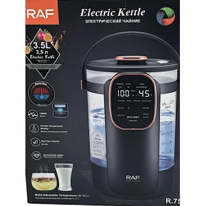 Raf Βραστήρας 3.5 lt 1000W με Touch από 45-95° R.7560 Μαύρο