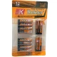Extra Heavy Duty AAA Μπαταρίες 1.5V REKTER 12 τεμάχια