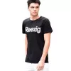 ΑΝΔΡΙΚΗ ΜΠΛΟΥΖΑ T-SHIRT ΛΑΙΜΟΣ ΣΤΑΜΠΑ MOHICANS R20.BLACK 