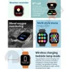 S8 Ultra Max Smartwatch Titanium NFC Series 8 Απάντηση κλήσης 1:1 49mm Μέγεθος 2,08" Οθόνη Sports Ασύρματη φόρτιση Ανδρικό Έξυπνο Γυναικείο ρολόι Μαύρο