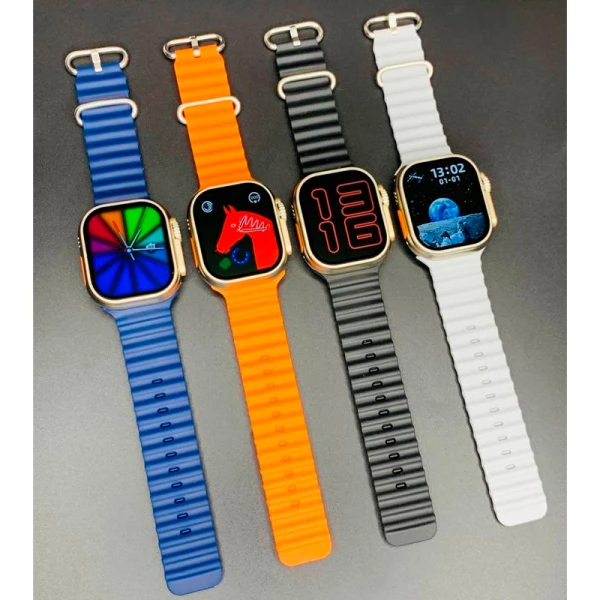 Smartwatch S9 Ultra Οθόνη 49mm Housing HD 2,20 ιντσών Full Touch Bluetooth 5.3 Λευκό