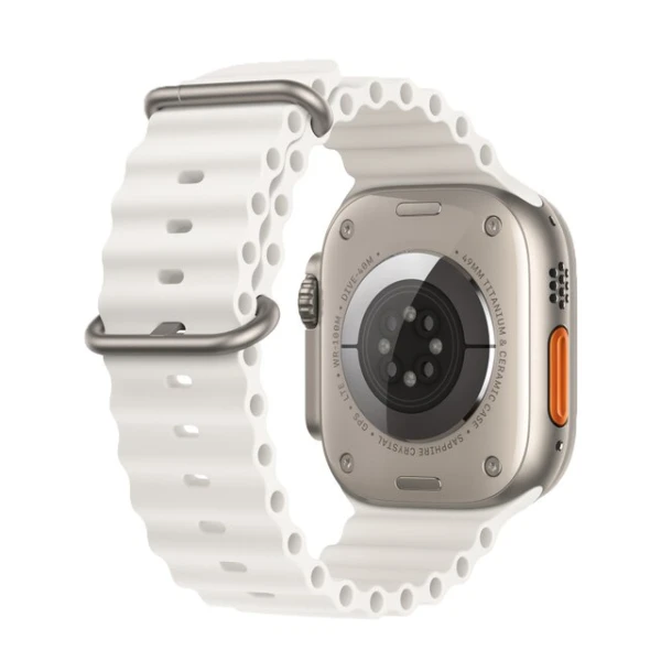 Smartwatch S9 Ultra Οθόνη 49mm Housing HD 2,20 ιντσών Full Touch Bluetooth 5.3 Λευκό