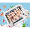 Ice Roll Maker Παγωτομηχανή απο Μέταλλο SN23521-20 Λευκό