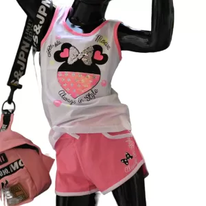 ΠΑΙΔΙΚΟ ΣΕΤ ΓΙΑ ΚΟΡΙΤΣΙ MICKEY MOHICANS SR-069.PINK 
