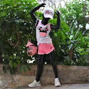 ΠΑΙΔΙΚΟ ΣΕΤ ΓΙΑ ΚΟΡΙΤΣΙ MICKEY MOHICANS SR-069.PINK 
