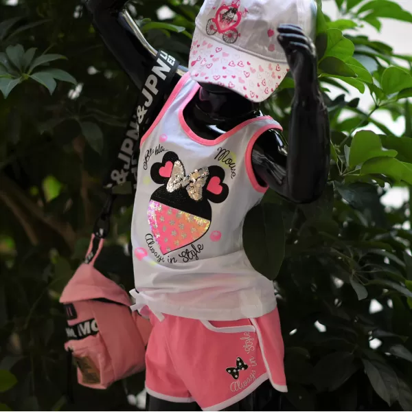 ΠΑΙΔΙΚΟ ΣΕΤ ΓΙΑ ΚΟΡΙΤΣΙ MICKEY MOHICANS SR-069.PINK 