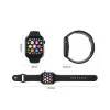 SMARTWATCH ΜΕ ΠΑΛΜΟΓΡΑΦΟ Τ55.ΜΑΥΡΟ-ΑΣΠΡΟ