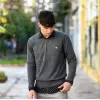 ΑΝΔΡΙΚΟ ΠΛΕΚΤΟ ΛΑΙΜΟΣ COTTON MOHICANS V351 ΓΚΡΙ