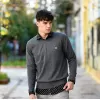 ΑΝΔΡΙΚΟ ΠΛΕΚΤΟ ΛΑΙΜΟΣ COTTON MOHICANS V351 ΓΚΡΙ