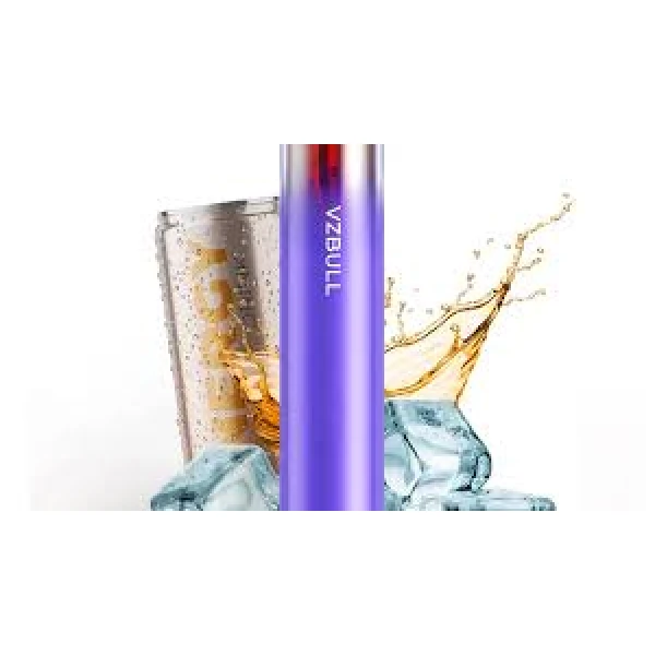 Vozol Neon 800 VzBull Ηλεκτρονικό Τσιγάρο μιας Χρήσης 800 Εισπνοών 2ml 20mg 