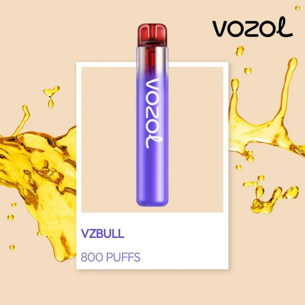 Vozol Neon 800 VzBull Ηλεκτρονικό Τσιγάρο μιας Χρήσης 800 Εισπνοών 2ml 20mg 