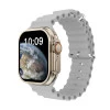 X8 Ultra Max 49mm Smartwatch με Παλμογράφο Ασημί