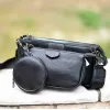 ΓΥΝΑΙΚΕΙΟ BUM BAG ΤΣΑΝΤΑΚΙ ΔΕΡΜΑΤΙΝΗ MOHICANS YF318 ΜΑΥΡΟ