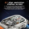 Z85 Max Big 2.04 3 Straps Smartwatch με Παλμογράφο Κίτρινο