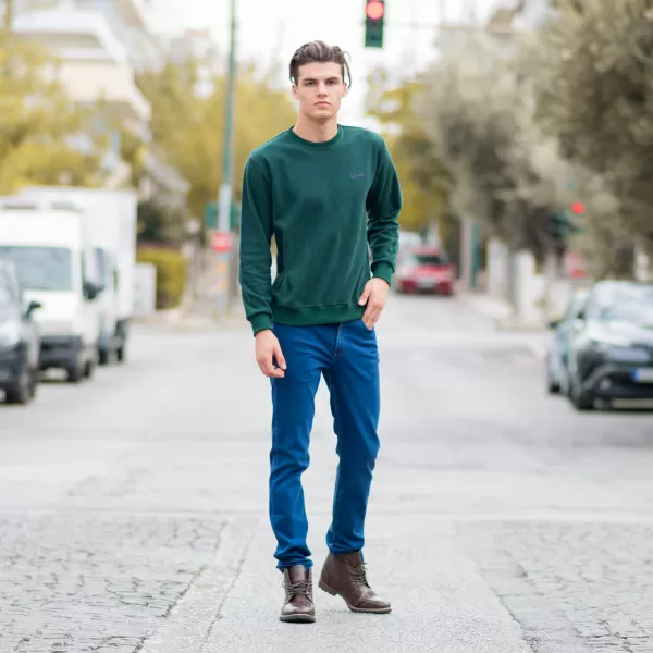 ΠΑΝΤΕΛΟΝΙ SLIM FIT ΕΛΑΣΤΙΚΟ JEANS MOHICANS 1511-4015 ΜΠΛΕ